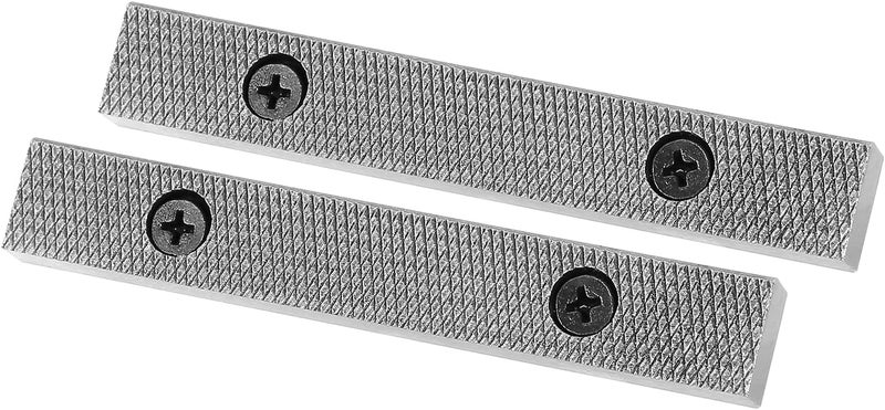 Forward 6 Inch Replacement Steel Jaw Plates (1 Pair) and Screws for DT150B Multipurpose Vise - Image 5